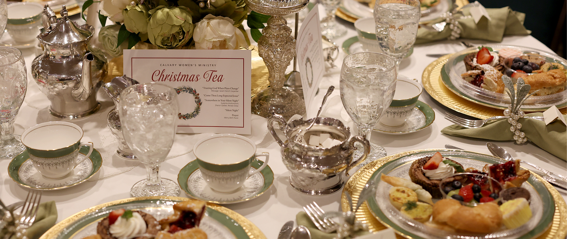 <p>Christmas Tea<br />
Saturday, December 6<br />
<strong><em>Tickets available&nbsp;November 8</em></strong><br />
<em>Welcome Center at 4:00 PM</em></p>
