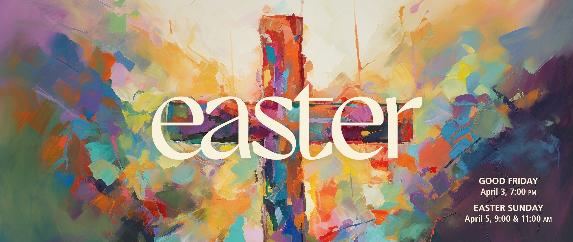 Easter at Calvary
Worship and celebrate with us!
Sunday, April 5 at 9:00 & 11:00 AM
Good Friday, April 3 at 7:00 PM
