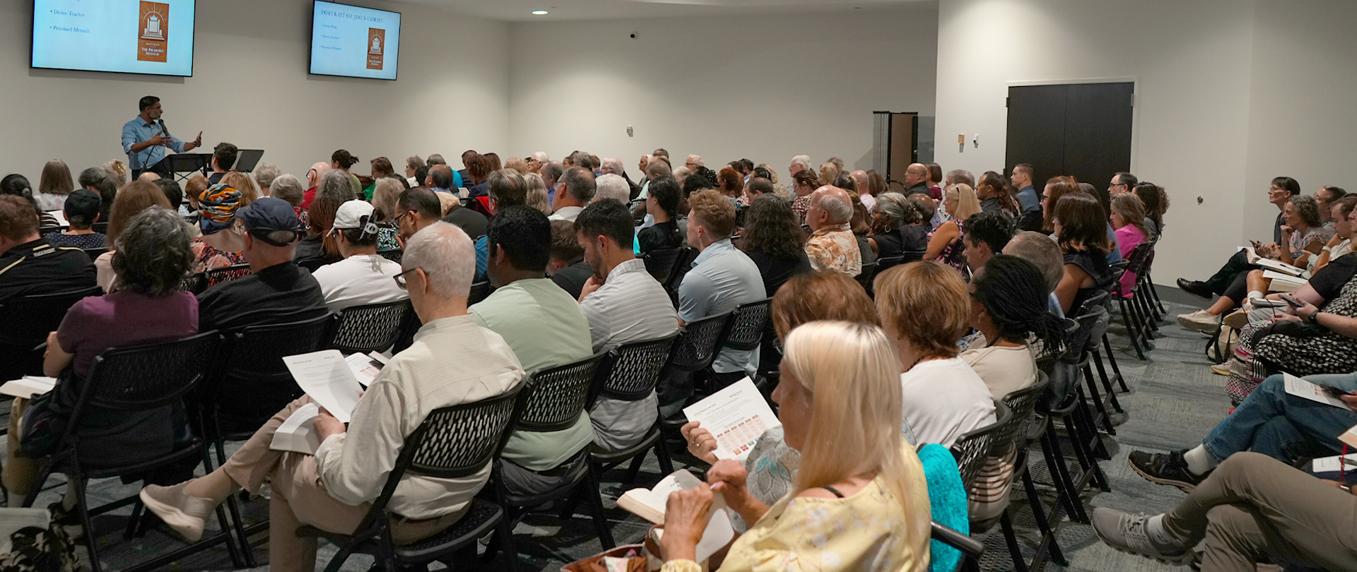 <p>Elective Bible Studies<br />
Wednesdays, 6:30&ndash;8:00 PM<br />
<em>Join us!</em></p>
