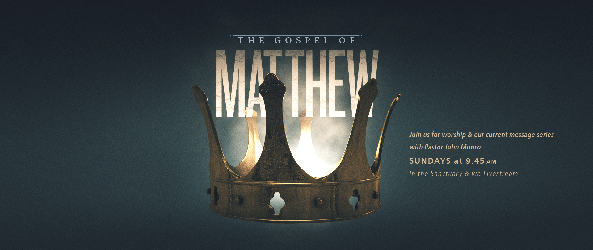 The Gospel of Matthew
Listen again!
