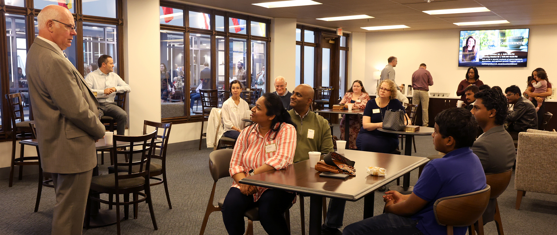 New to Calvary?
Stop by the Welcome Center
Newcomers Reception
Sunday, November 2, 11:15 AM
